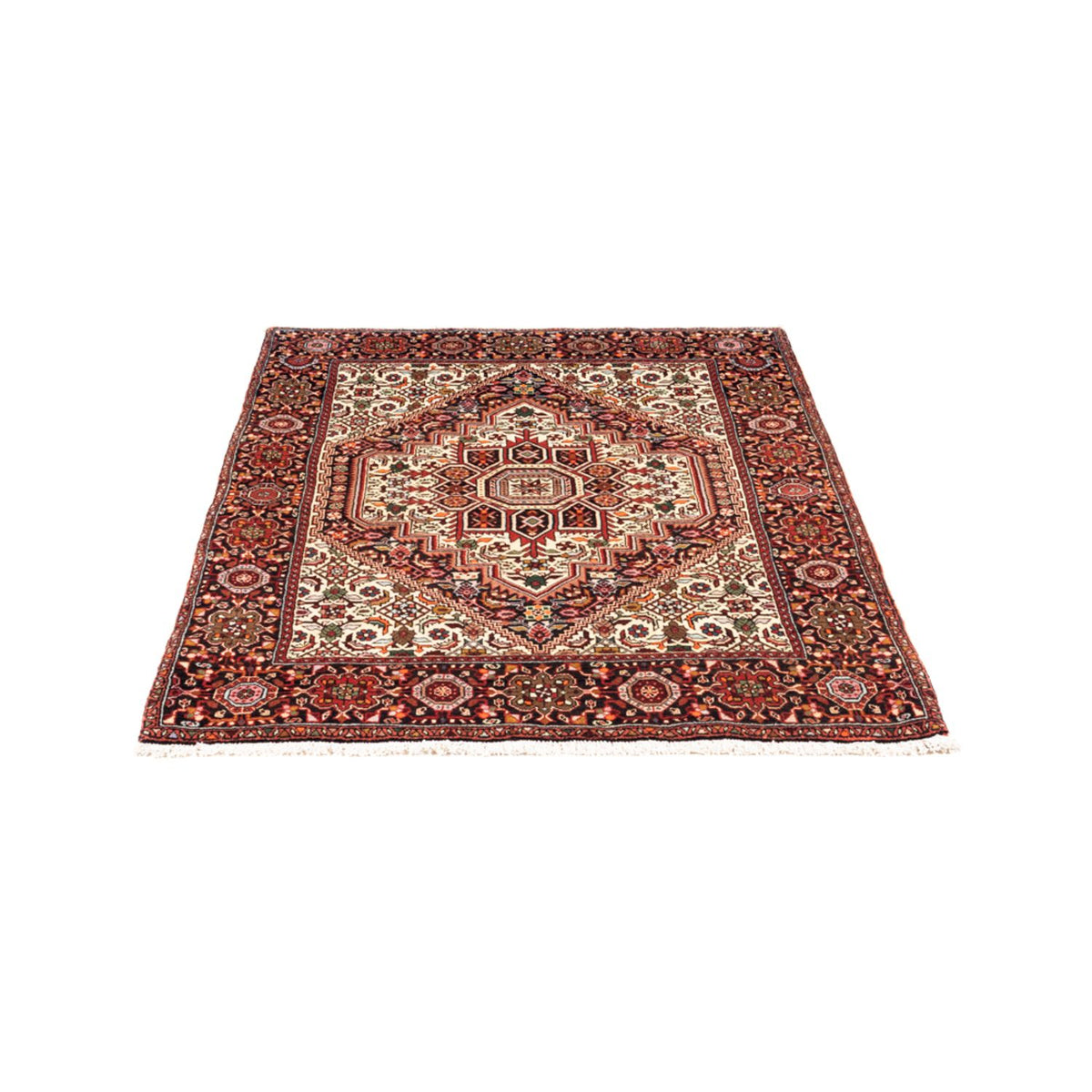 Alfombra persa - Nómada - 155 x 106 cm - crema