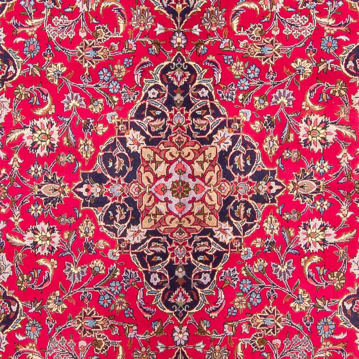 Alfombra persa - Keshan - 288 x 200 cm - rojo