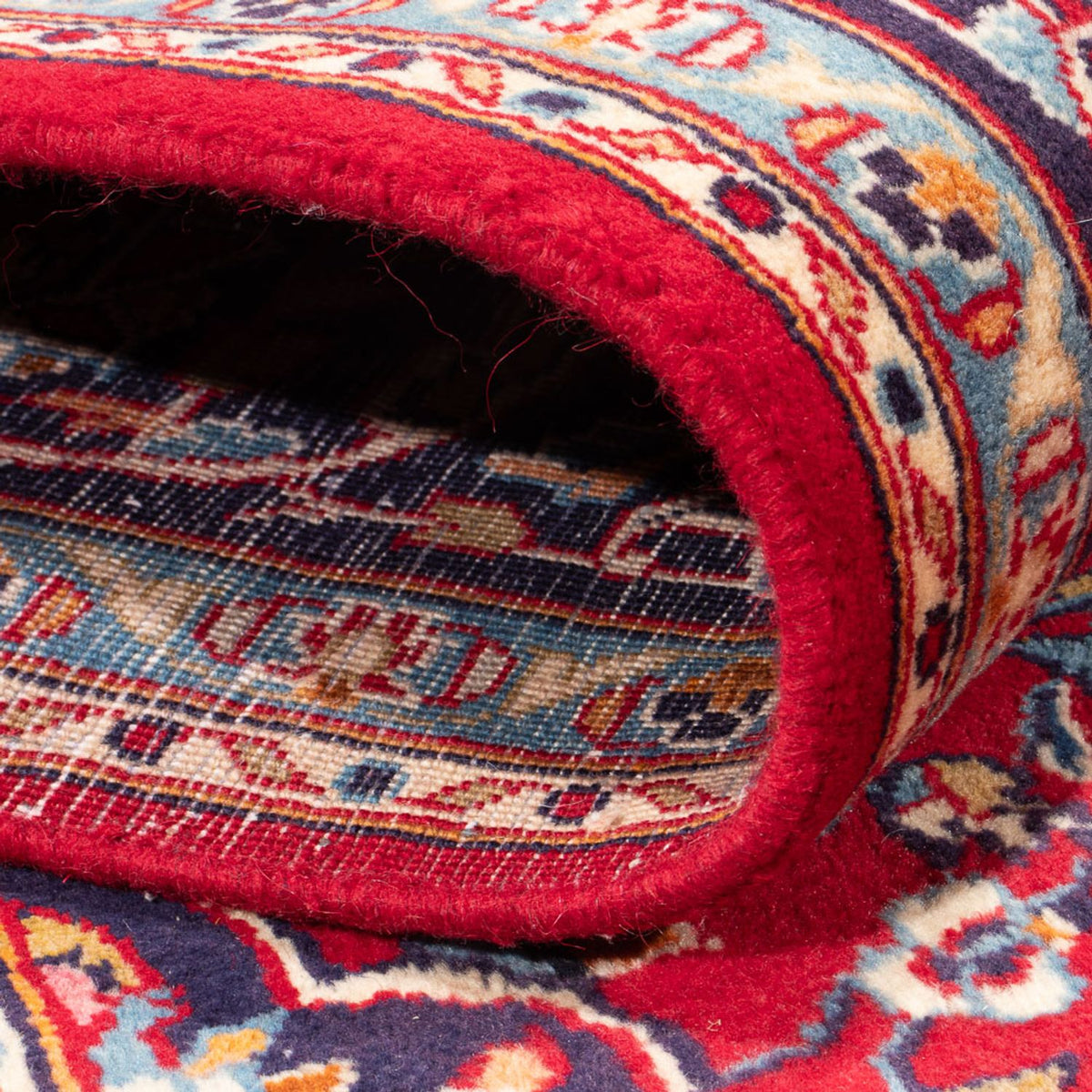 Alfombra persa - Keshan - 284 x 203 cm - rojo