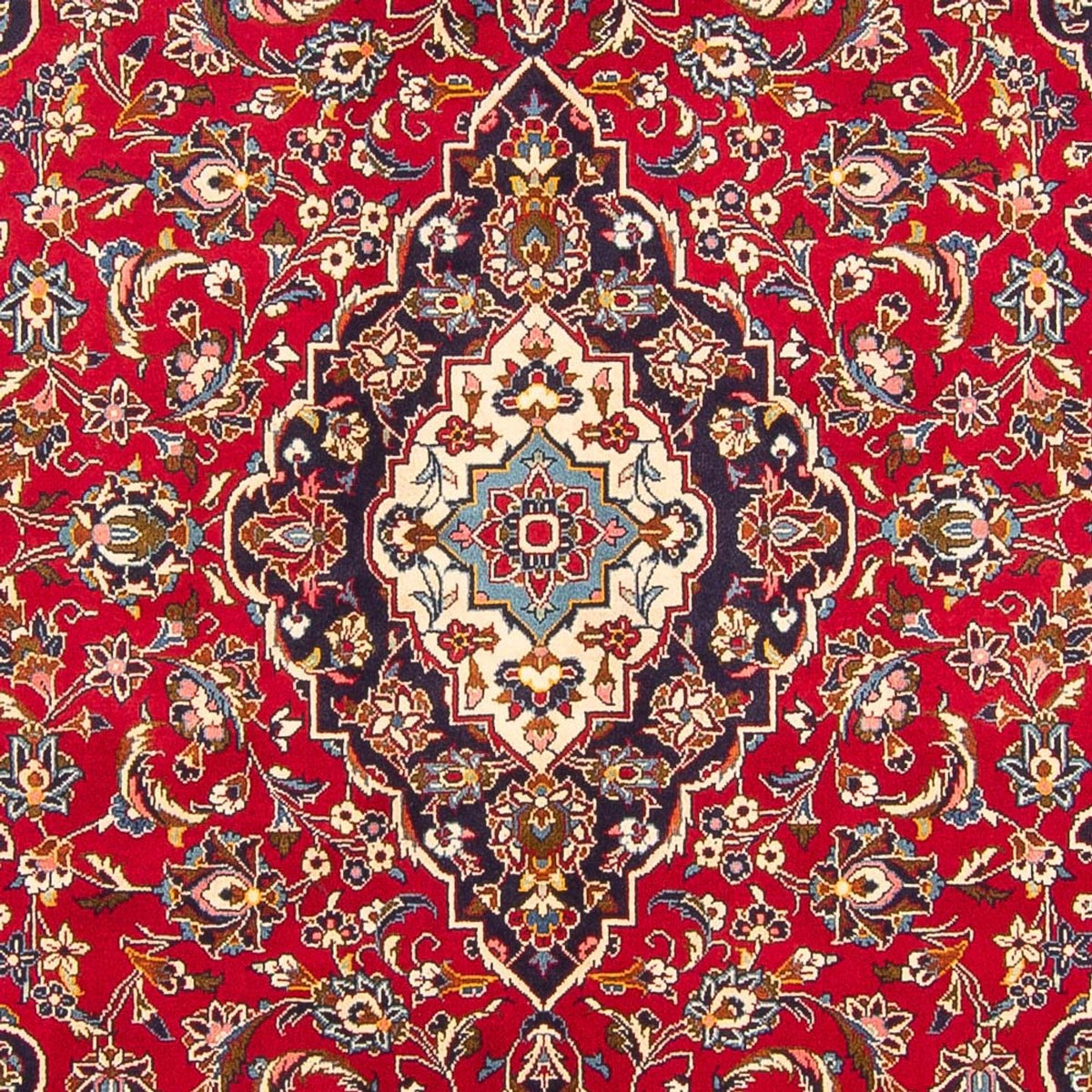 Alfombra persa - Keshan - 288 x 202 cm - rojo