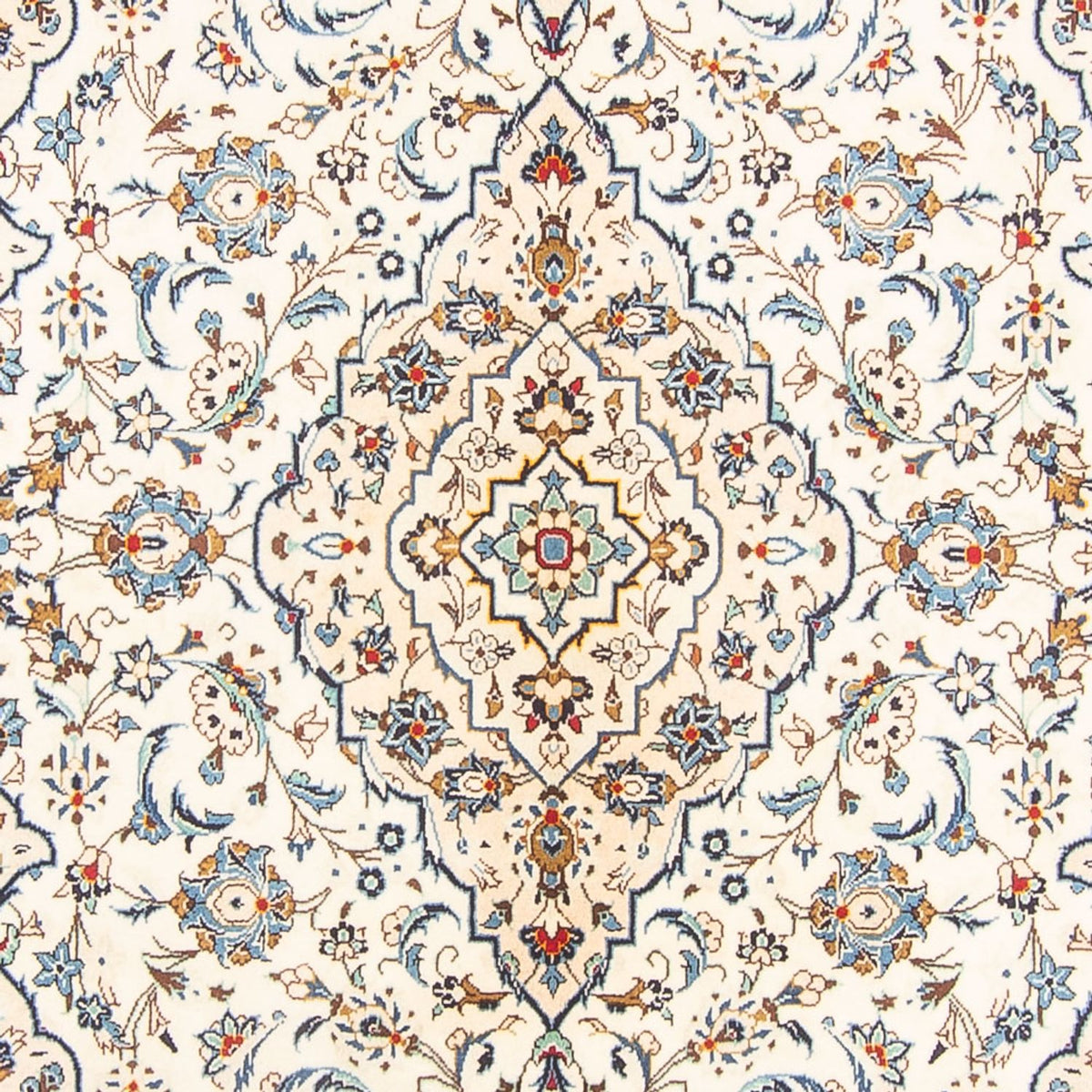 Alfombra persa - Keshan - 300 x 196 cm - crema