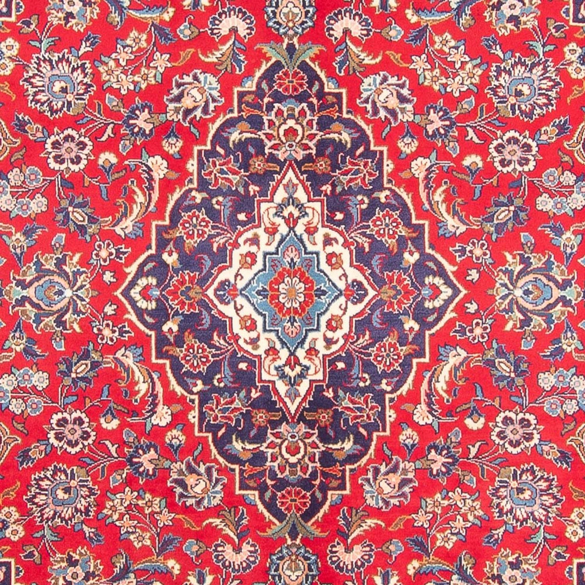 Alfombra persa - Keshan - 297 x 200 cm - rojo