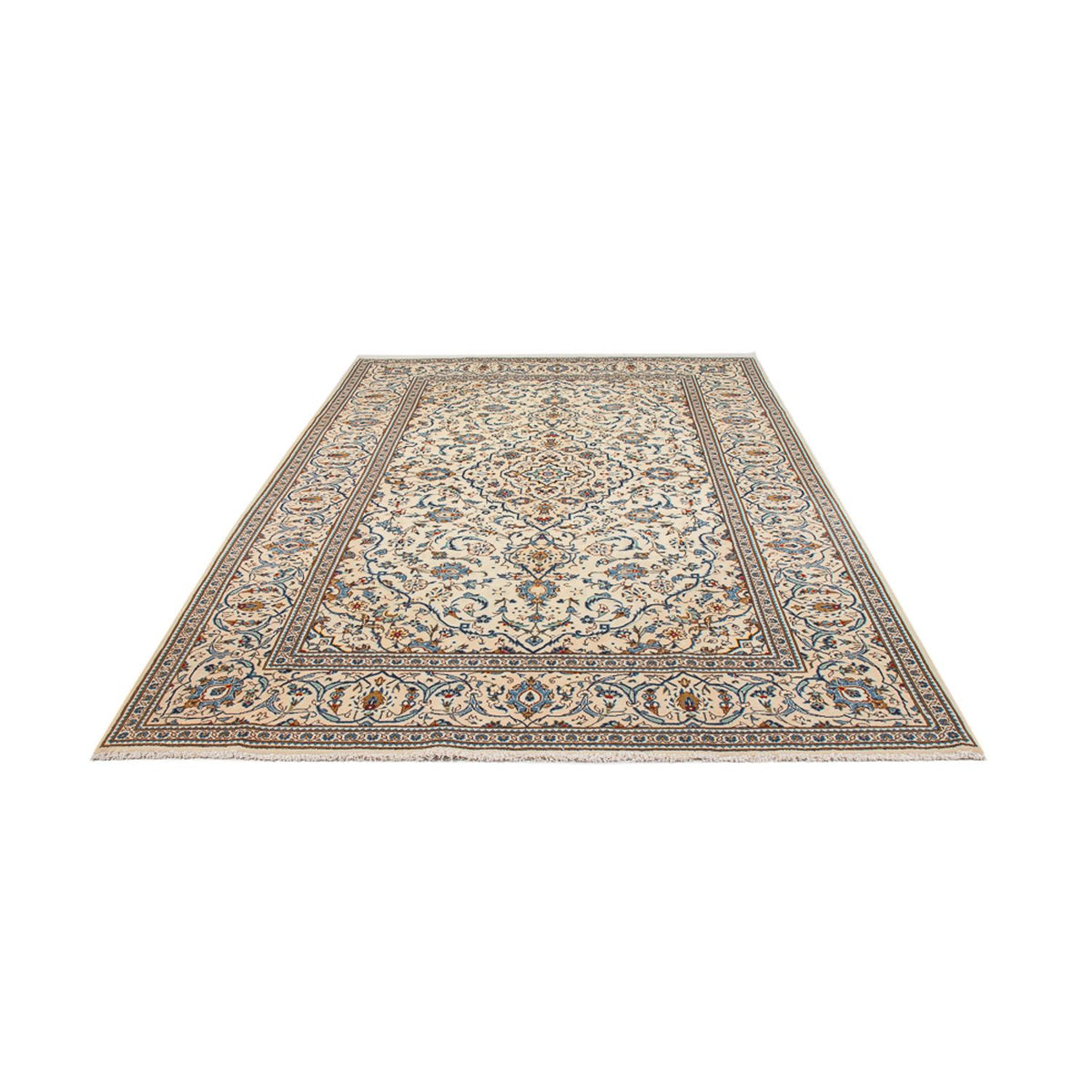 Alfombra persa - Keshan - 304 x 196 cm - crema