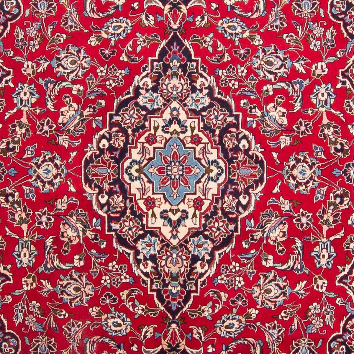 Alfombra persa - Keshan - 304 x 196 cm - rojo