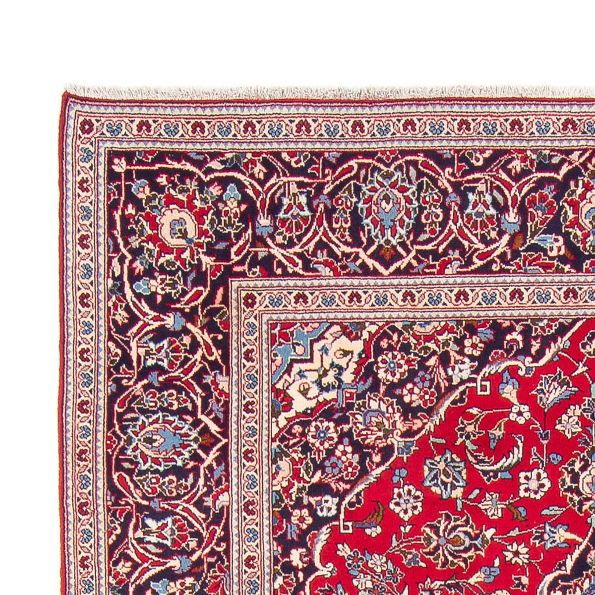 Alfombra persa - Keshan - 304 x 196 cm - rojo