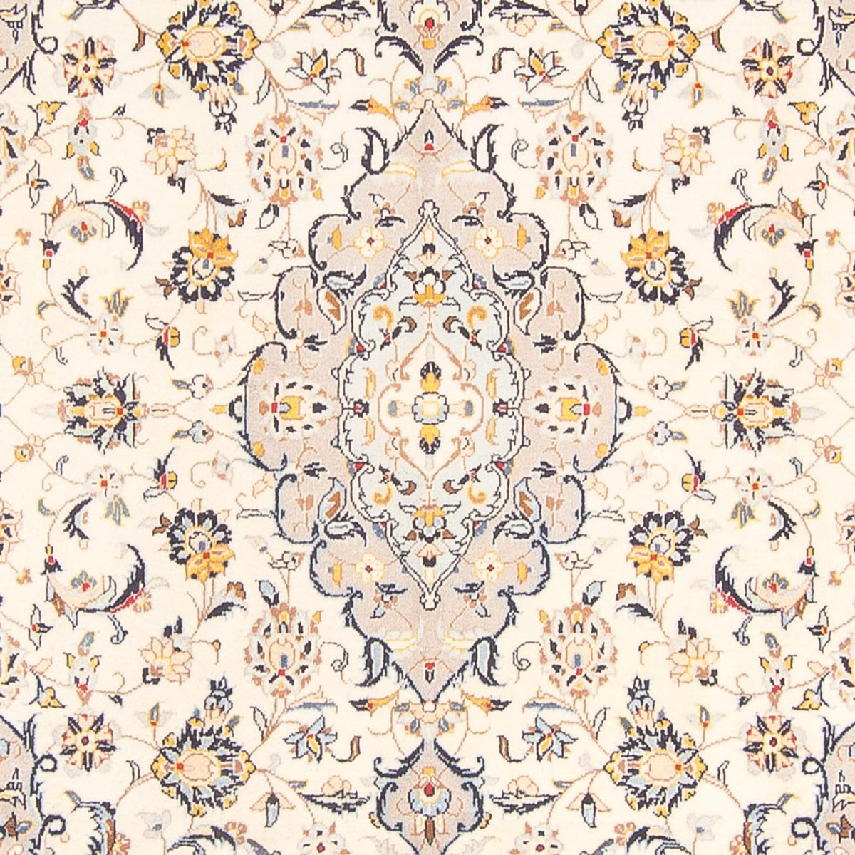 Alfombra persa - Keshan - 300 x 200 cm - crema