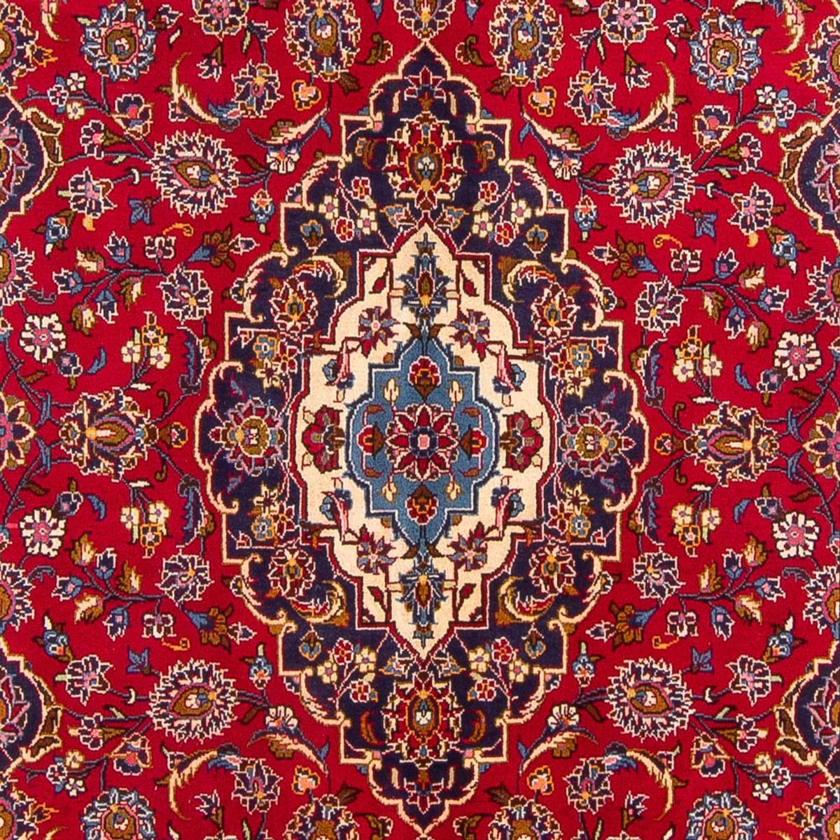 Alfombra persa - Keshan - 306 x 196 cm - rojo