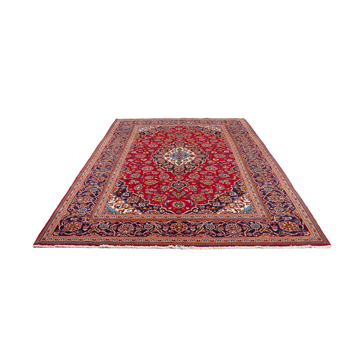Alfombra persa - Keshan - 306 x 196 cm - rojo