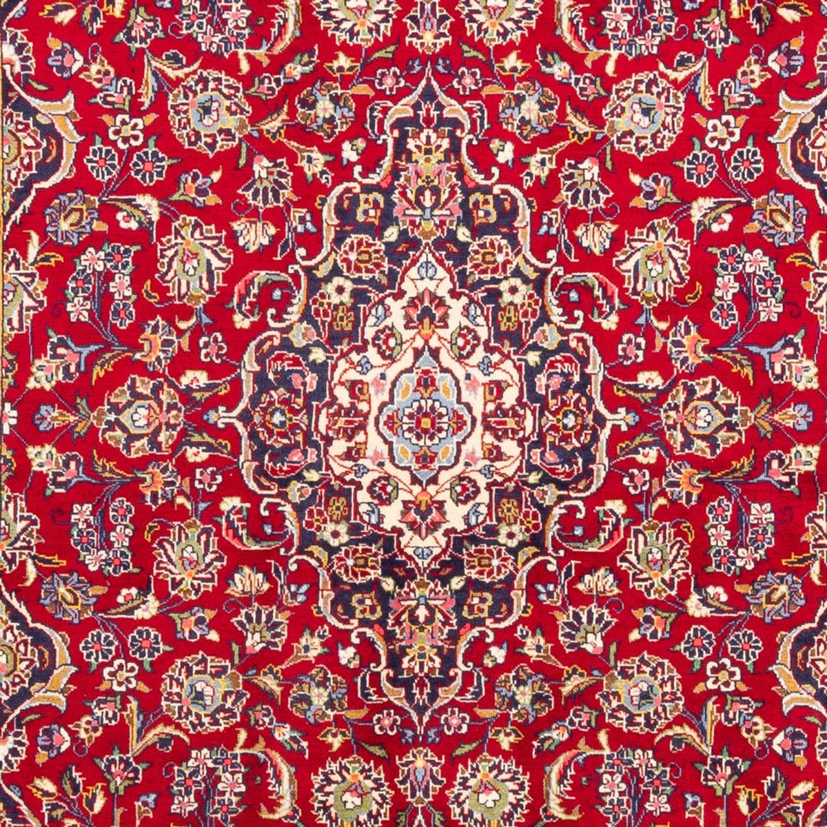 Alfombra persa - Keshan - 302 x 200 cm - rojo