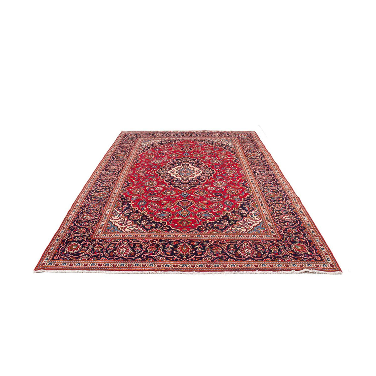 Alfombra persa - Keshan - 310 x 195 cm - rojo