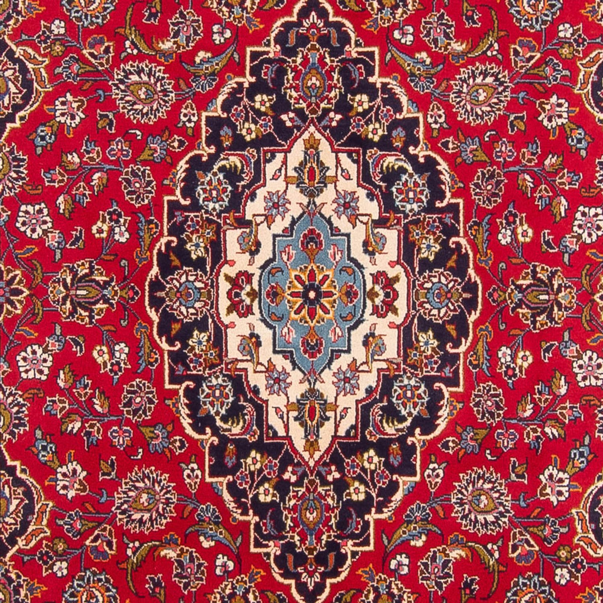 Alfombra persa - Keshan - 310 x 196 cm - rojo
