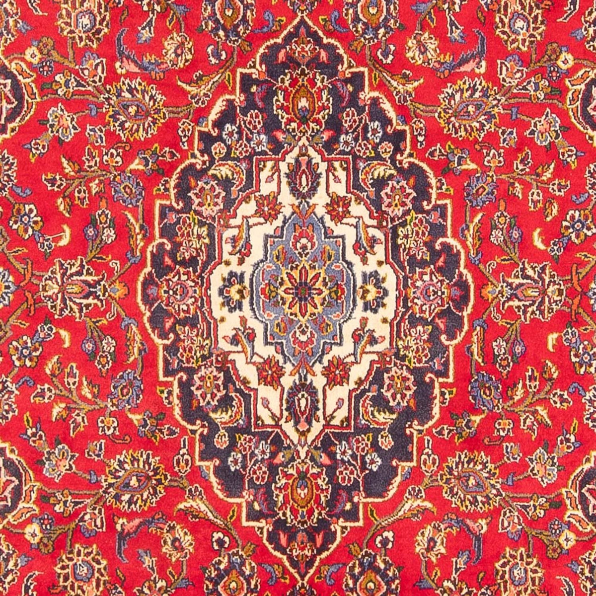 Alfombra persa - Keshan - 304 x 200 cm - rojo