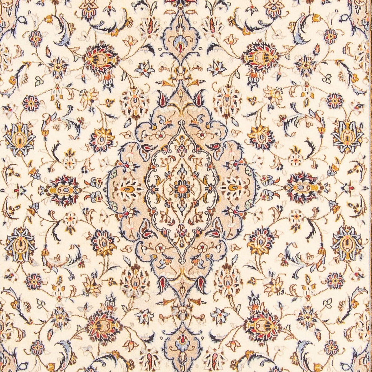 Alfombra persa - Keshan - 310 x 197 cm - crema