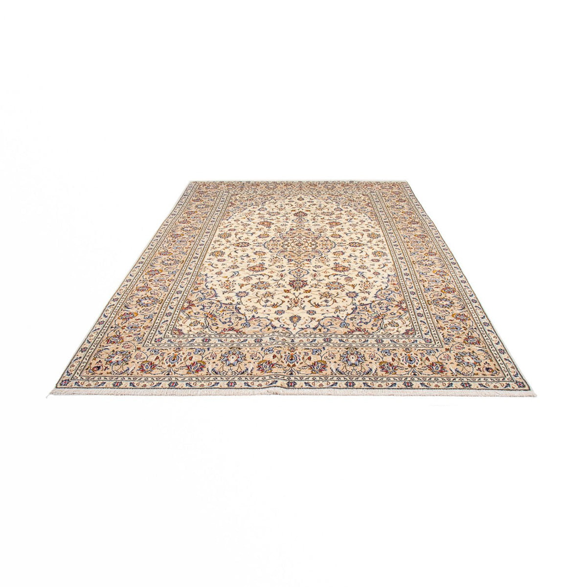 Alfombra persa - Keshan - 310 x 197 cm - crema