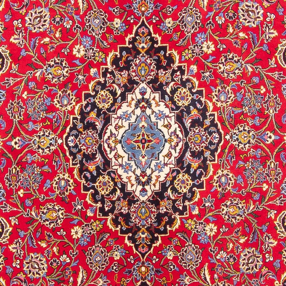 Alfombra persa - Keshan - 306 x 200 cm - rojo