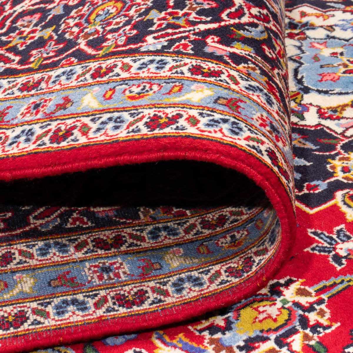 Alfombra persa - Keshan - 306 x 200 cm - rojo