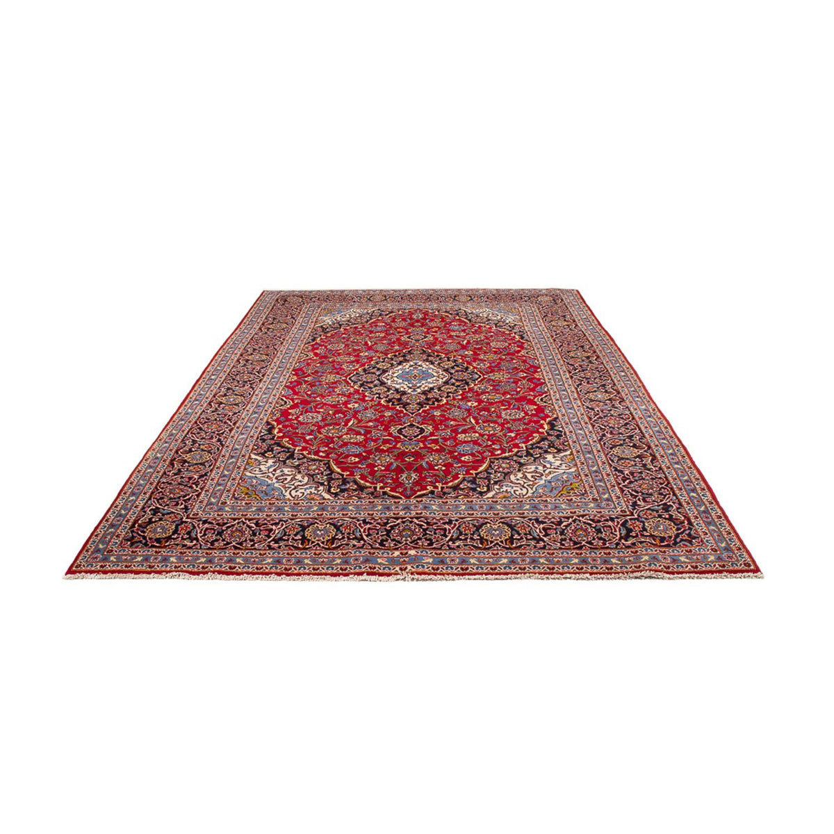 Alfombra persa - Keshan - 306 x 200 cm - rojo