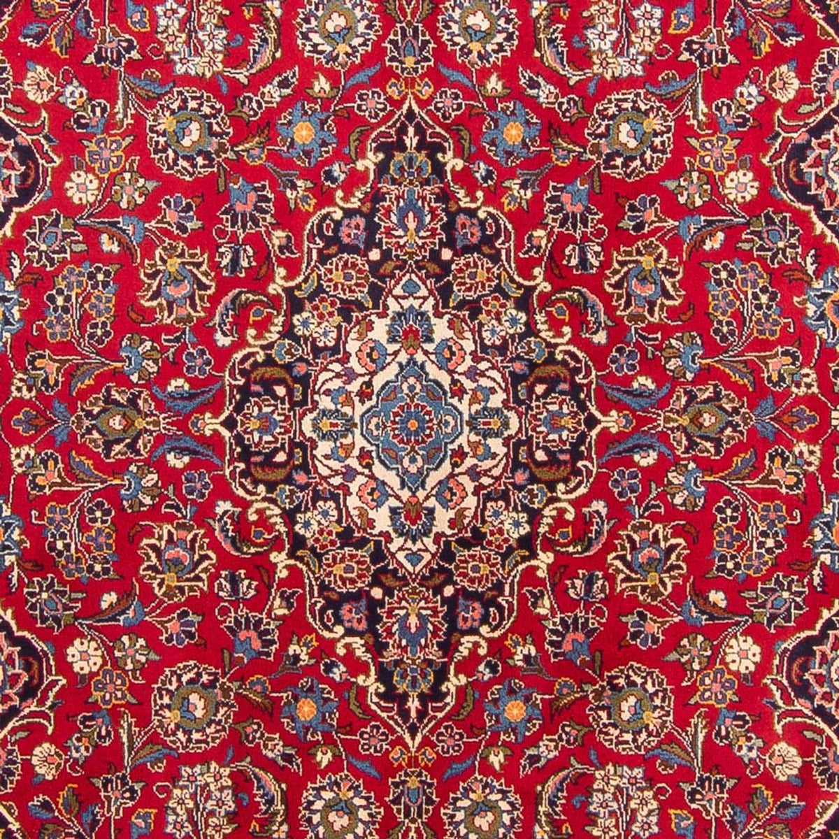 Alfombra persa - Keshan - 303 x 202 cm - rojo