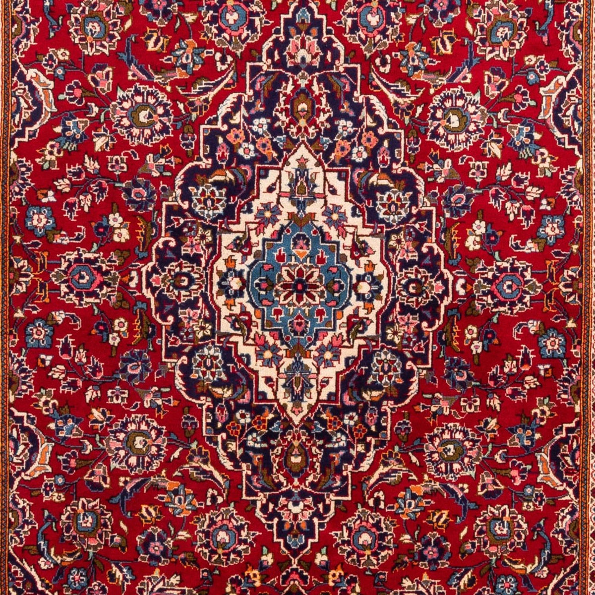 Alfombra persa - Keshan - 306 x 200 cm - rojo