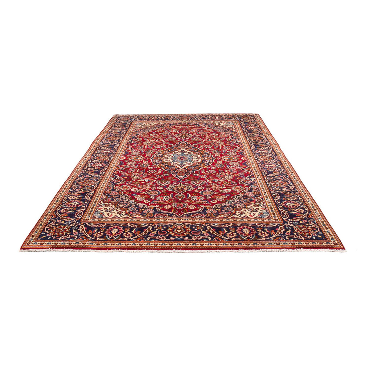 Alfombra persa - Keshan - 303 x 202 cm - rojo