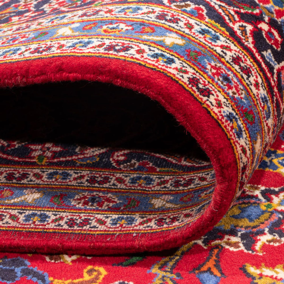 Alfombra persa - Keshan - 306 x 200 cm - rojo