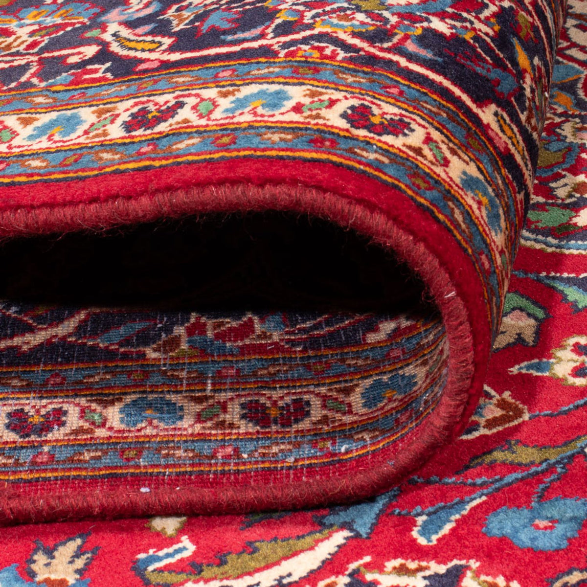 Alfombra persa - Keshan - 307 x 200 cm - rojo