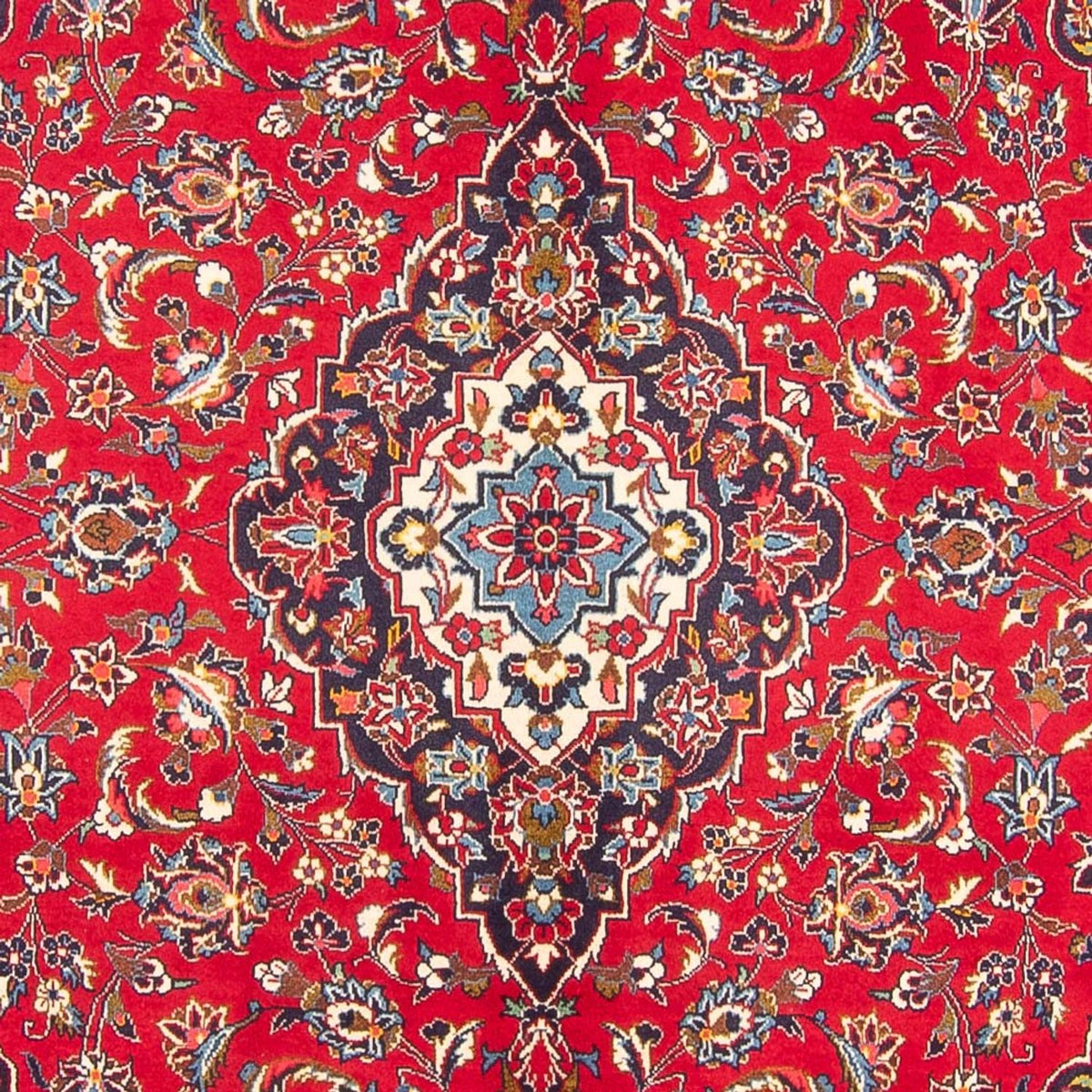 Alfombra persa - Keshan - 303 x 204 cm - rojo