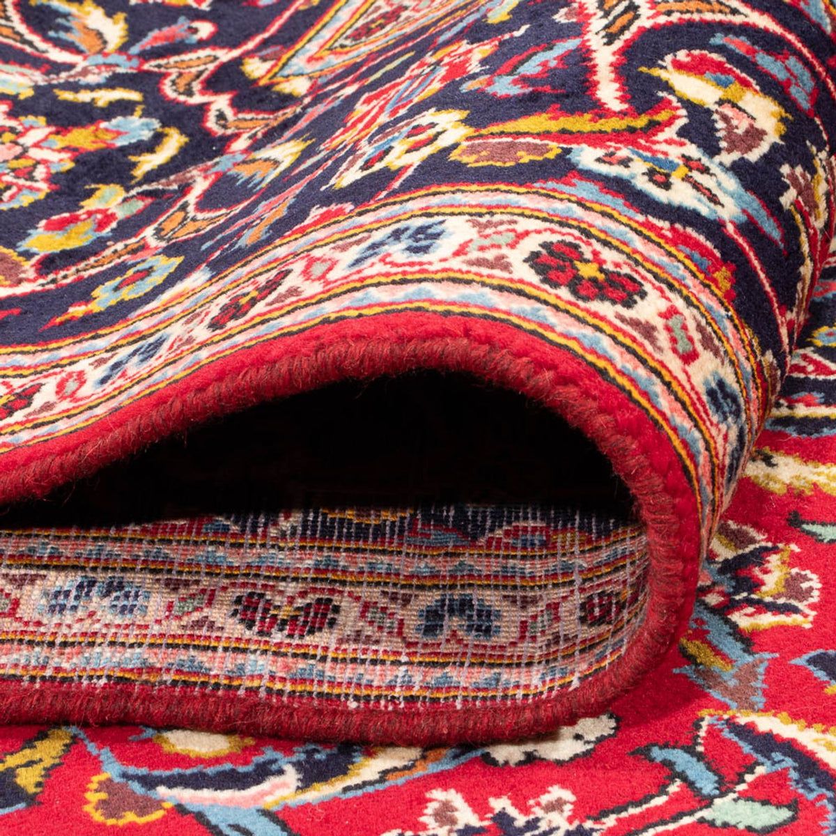 Alfombra persa - Keshan - 314 x 197 cm - rojo