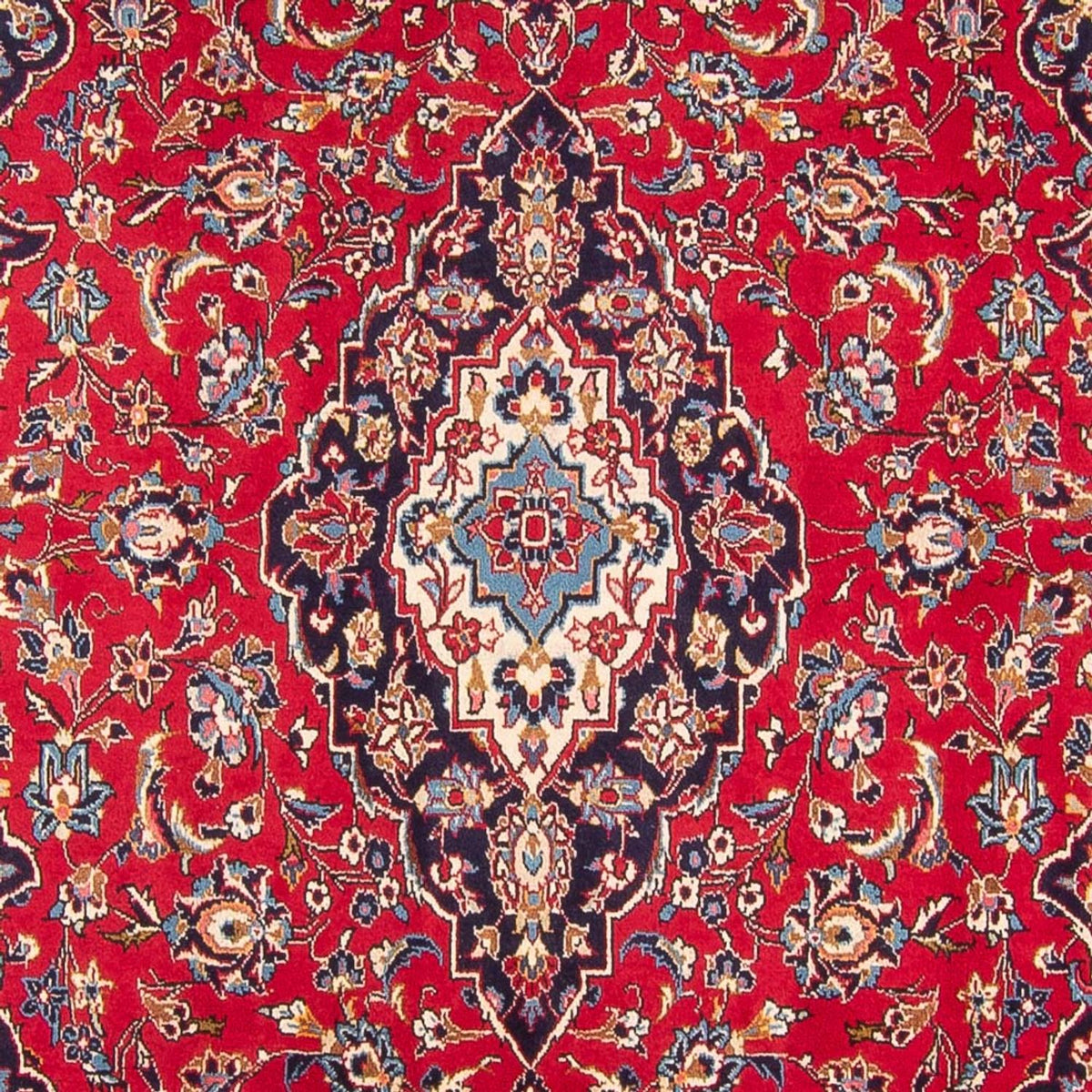 Alfombra persa - Keshan - 310 x 200 cm - rojo