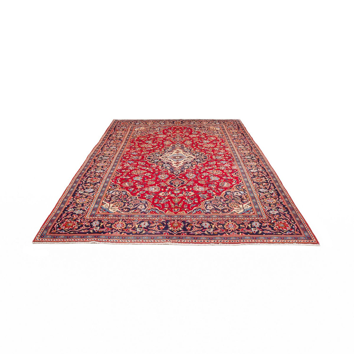 Alfombra persa - Keshan - 310 x 200 cm - rojo