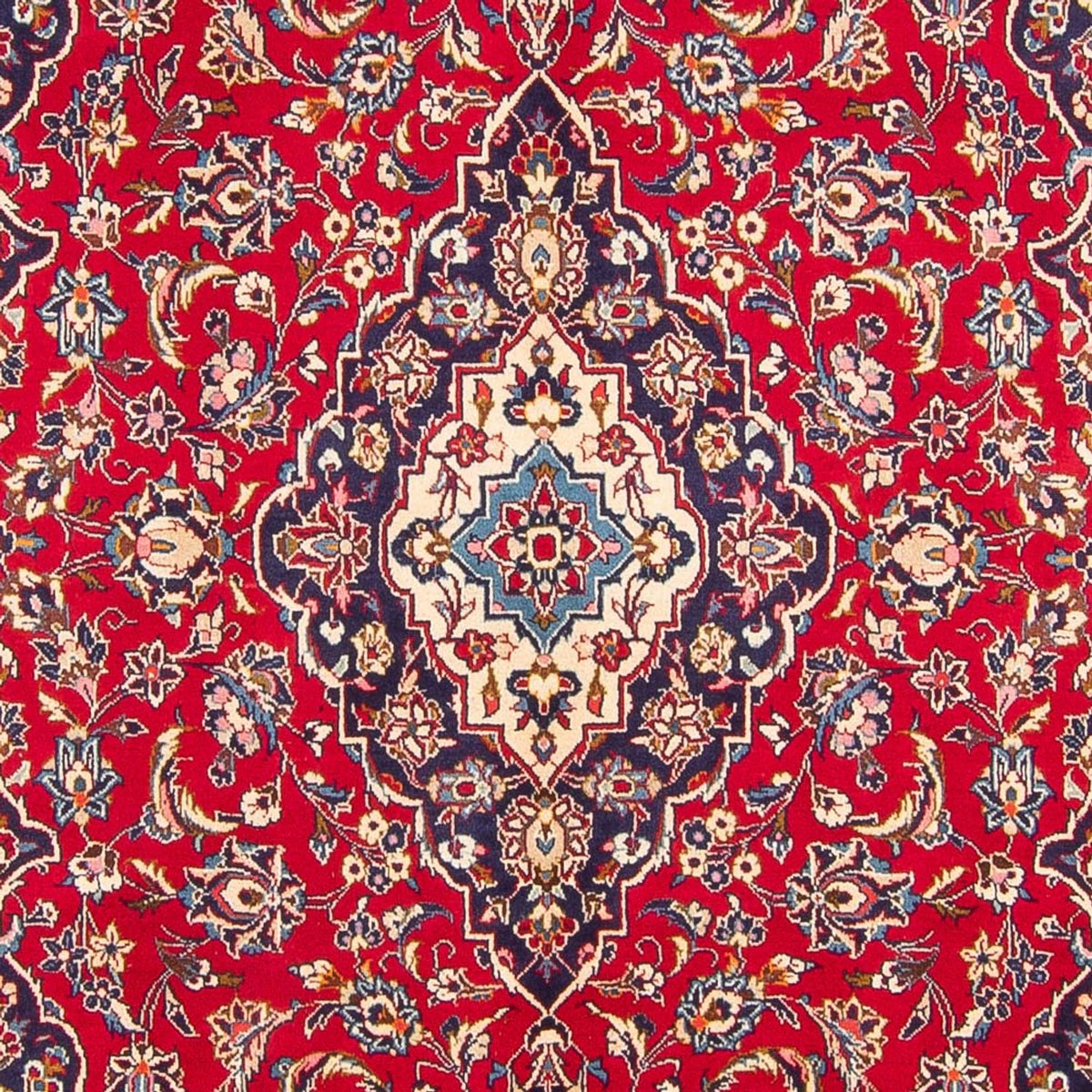 Alfombra persa - Keshan - 310 x 200 cm - rojo