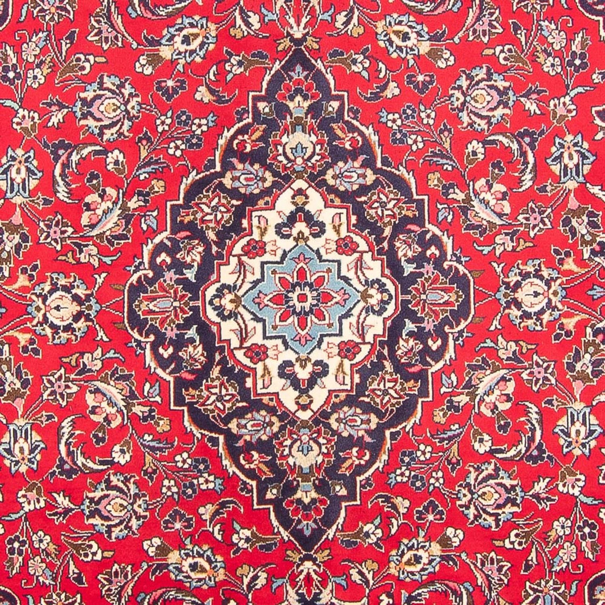 Alfombra persa - Keshan - 311 x 200 cm - rojo