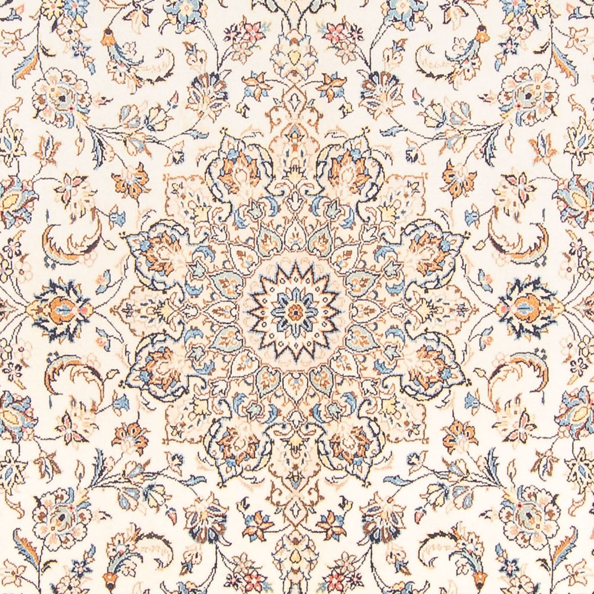 Alfombra persa - Keshan - 314 x 198 cm - crema