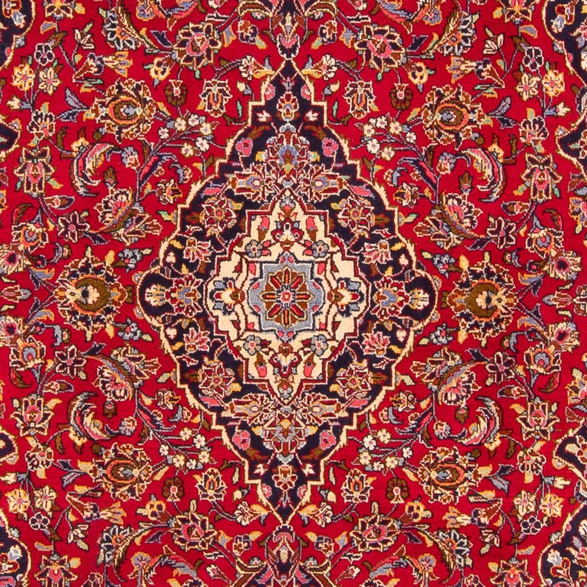 Alfombra persa - Keshan - 305 x 205 cm - rojo