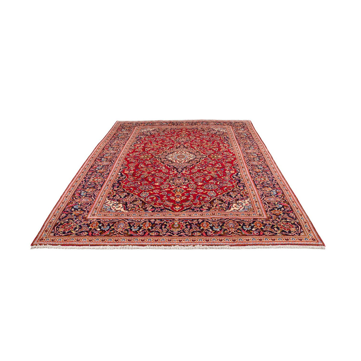 Alfombra persa - Keshan - 305 x 205 cm - rojo