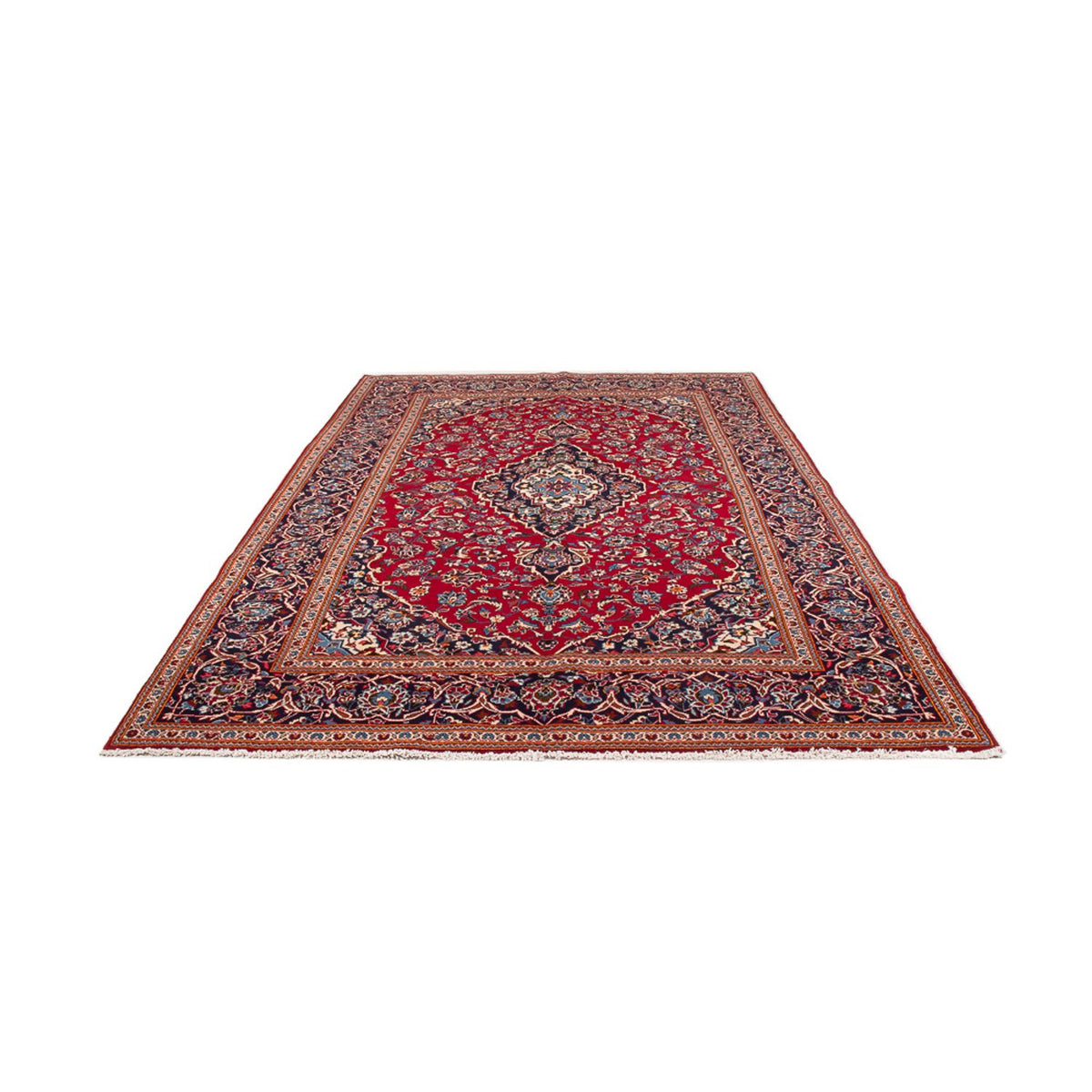 Alfombra persa - Keshan - 313 x 200 cm - rojo