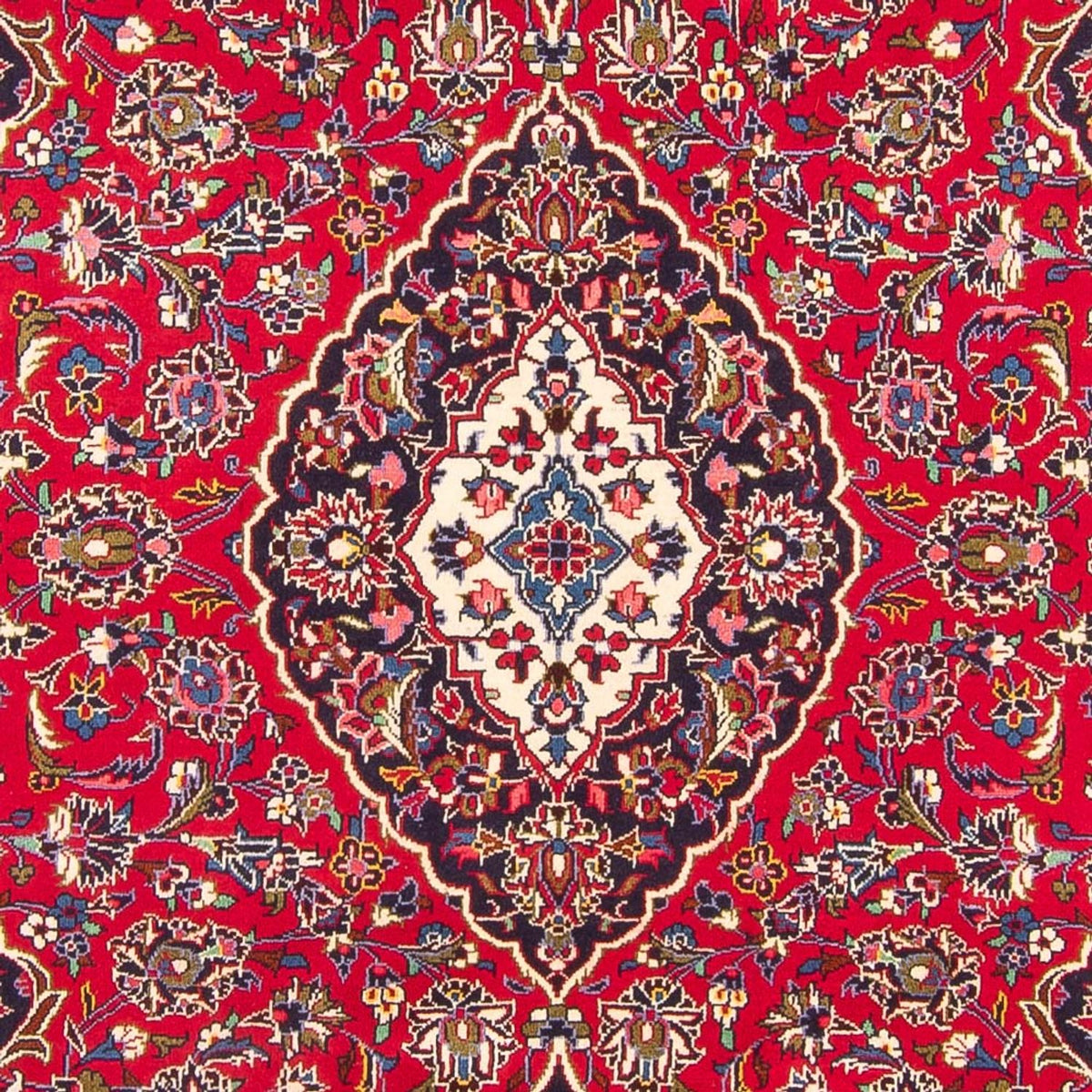 Alfombra persa - Keshan - 314 x 200 cm - rojo
