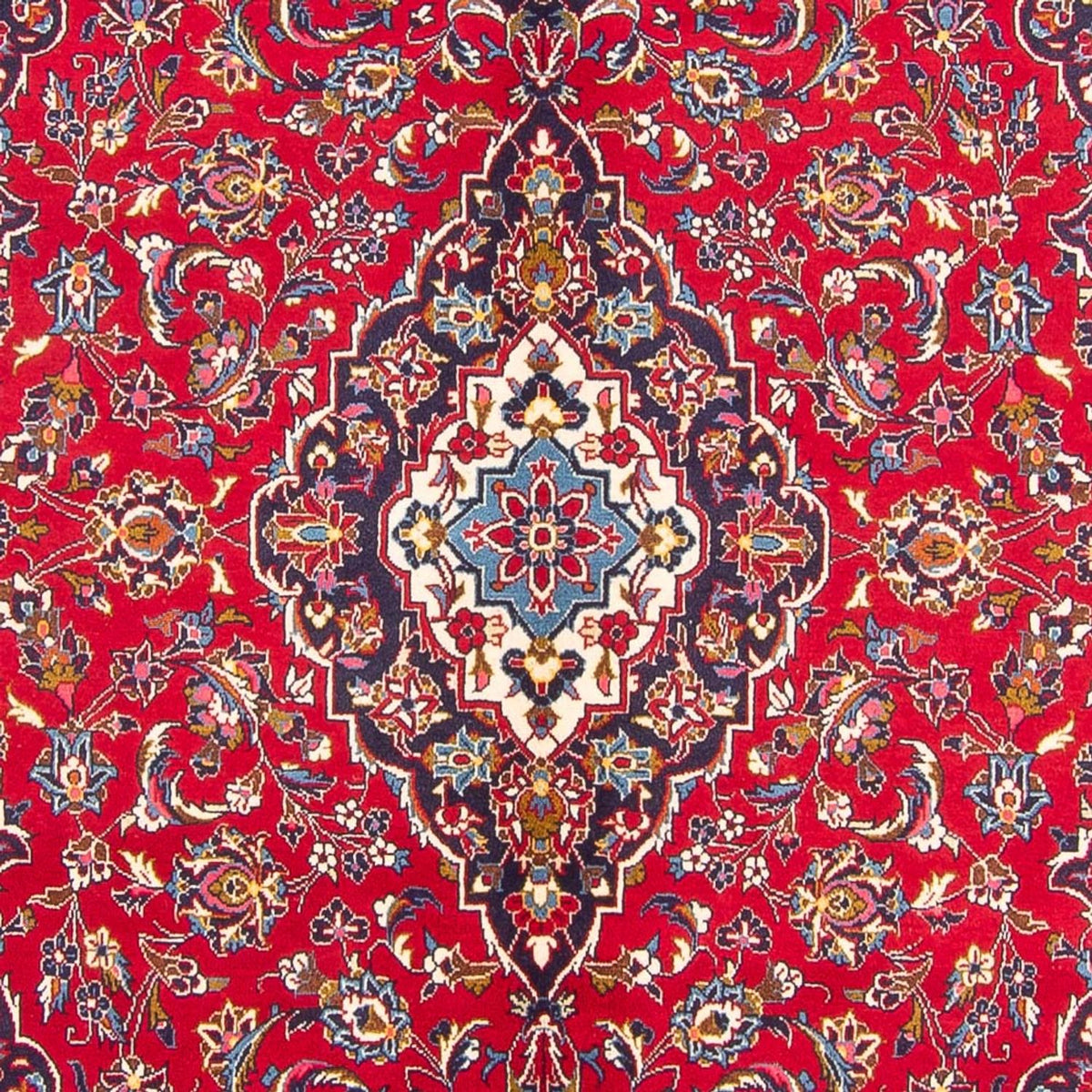 Alfombra persa - Keshan - 315 x 200 cm - rojo