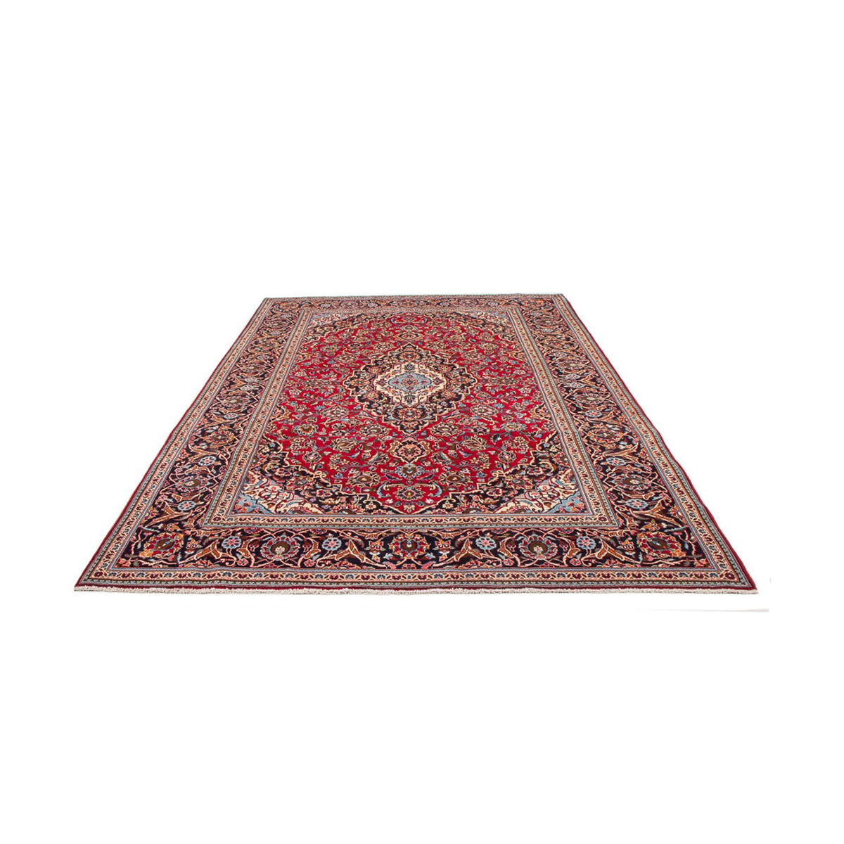 Alfombra persa - Keshan - 315 x 200 cm - rojo