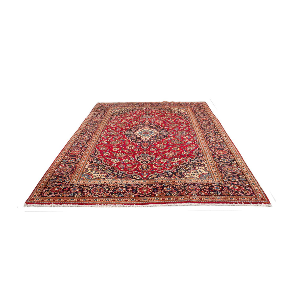 Alfombra persa - Keshan - 310 x 205 cm - rojo