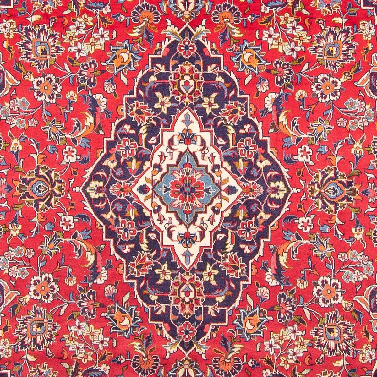 Alfombra persa - Keshan - 325 x 197 cm - rojo