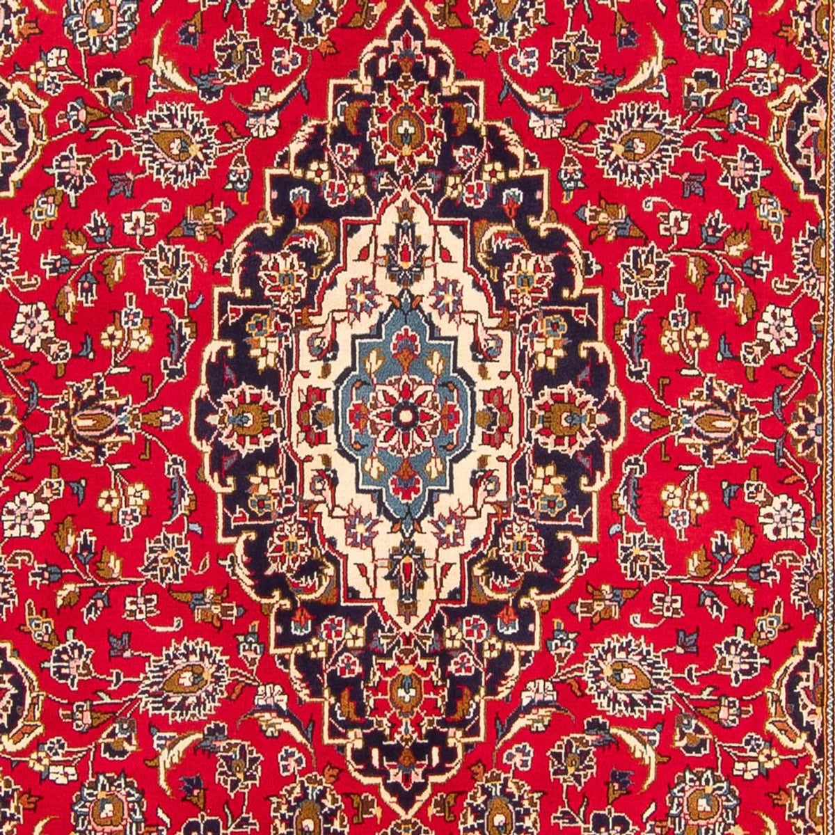 Alfombra persa - Keshan - 325 x 198 cm - rojo