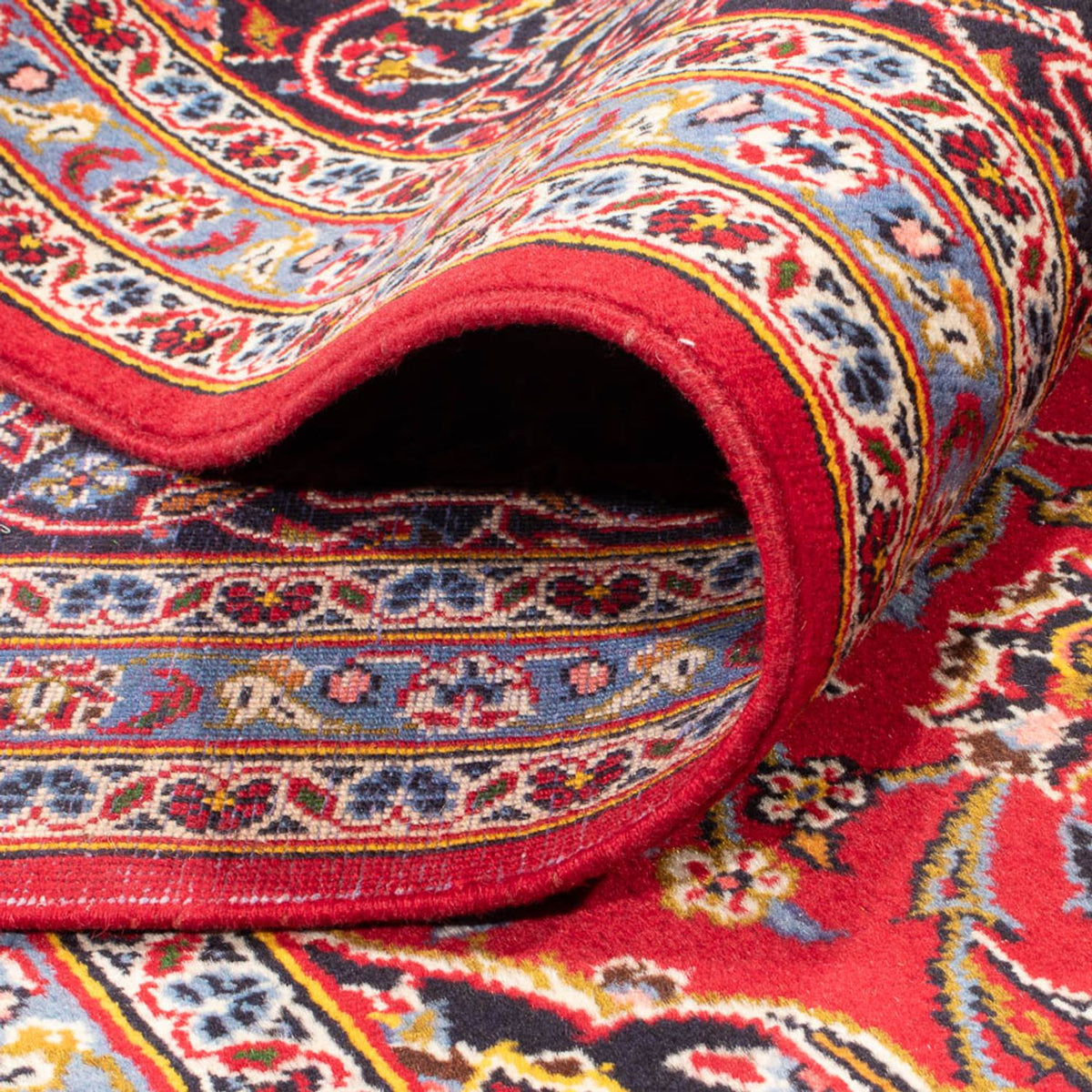 Alfombra persa - Keshan - 307 x 210 cm - rojo