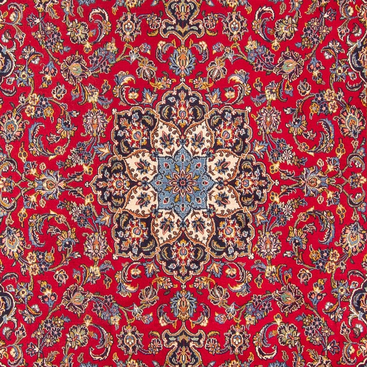Alfombra persa - Keshan - 326 x 209 cm - rojo