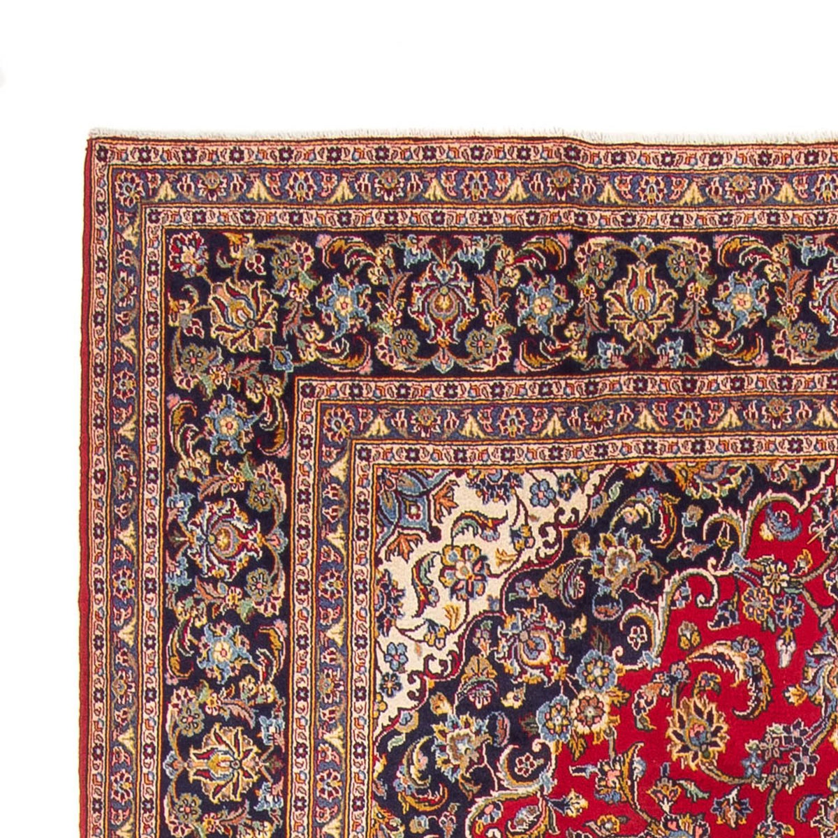 Alfombra persa - Keshan - 326 x 209 cm - rojo