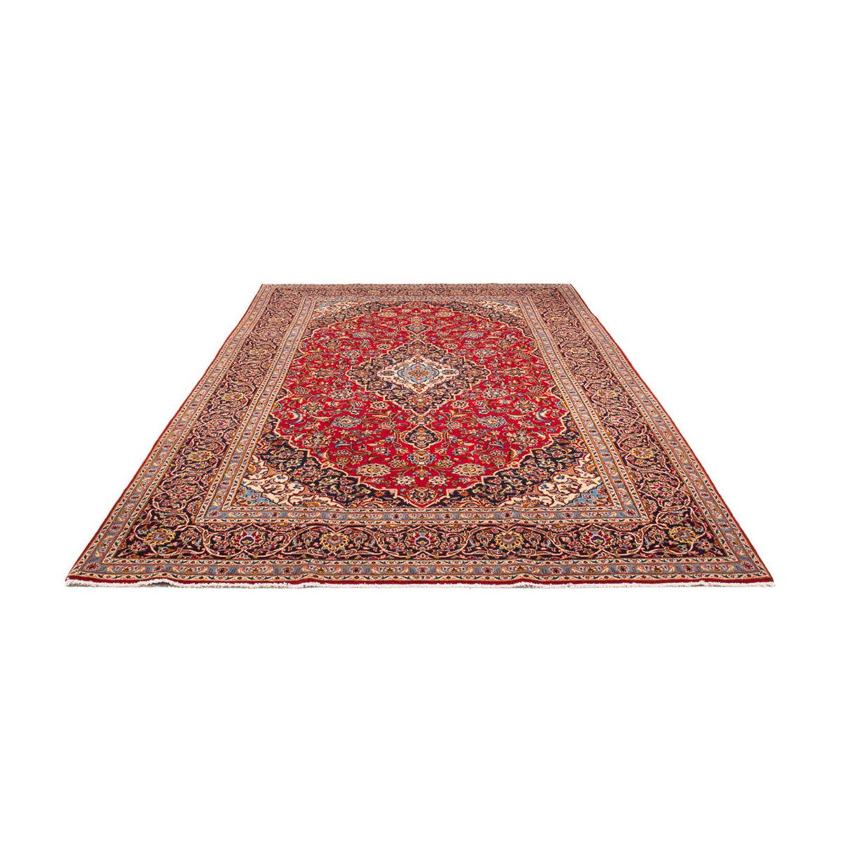 Alfombra persa - Keshan - 332 x 223 cm - rojo