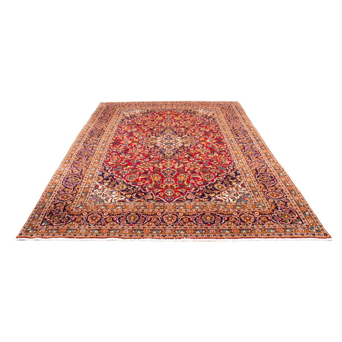 Alfombra persa - Keshan - 345 x 237 cm - rojo
