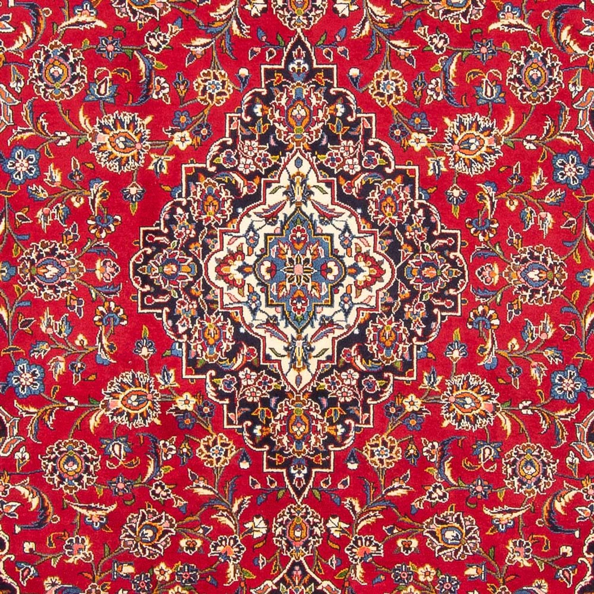 Alfombra persa - Keshan - 337 x 246 cm - rojo