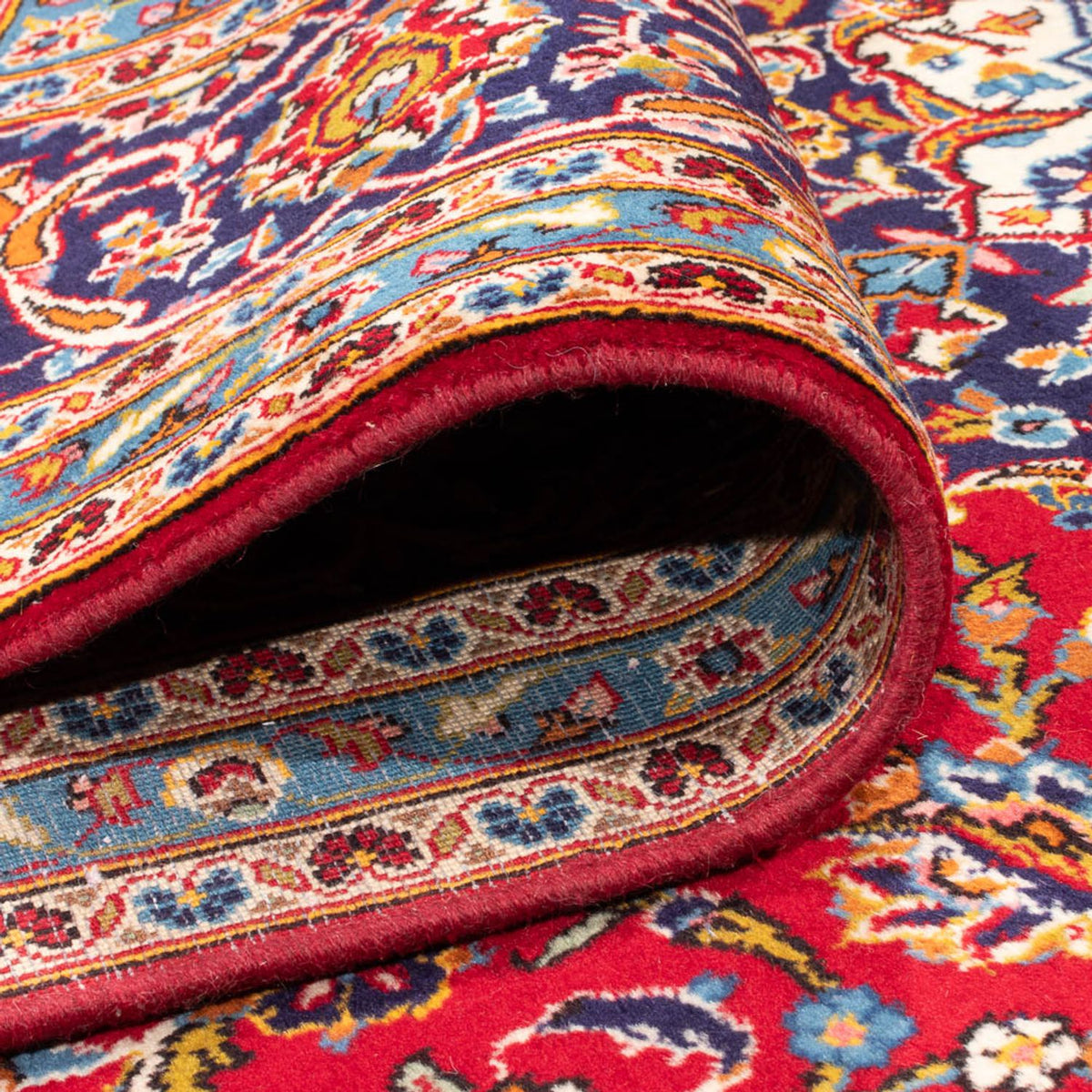 Alfombra persa - Keshan - 343 x 242 cm - rojo