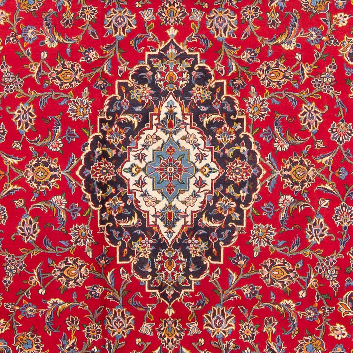 Alfombra persa - Keshan - 350 x 240 cm - rojo